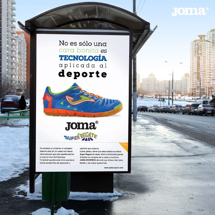 mutis mobiliario urbano diseño campaña publicidad producto Joma Brandesign agencia diseño creatividad trabajamos bajo briefing y deadlines