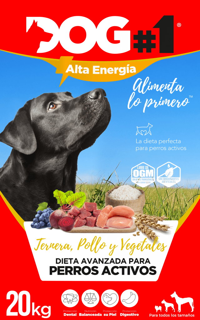 Diseño de packaging para producto de alimentacion FMCG pienso dog#1