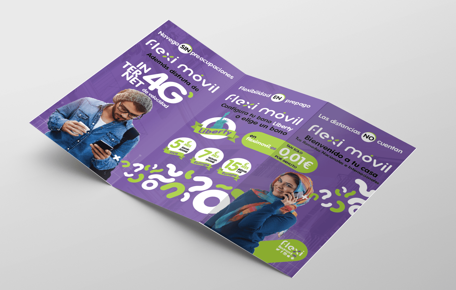 Diseño grafico de triptico diptico marcas