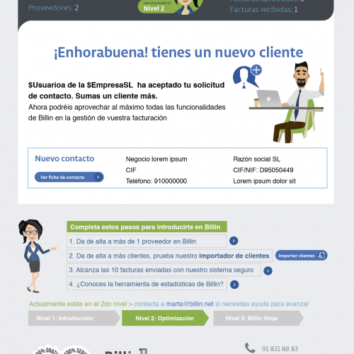 html de CRM customer relationship manager plantilla diseño maquetacion