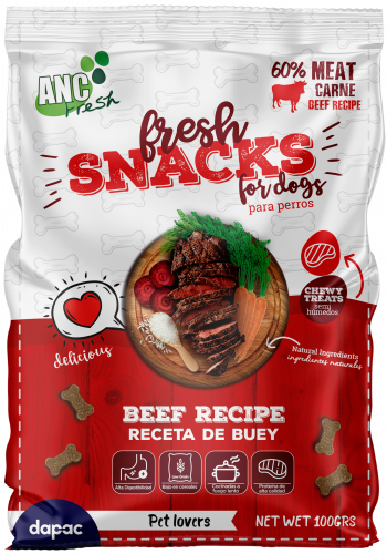 Diseño de producto Snacks para Perros para Fresh Snacks © 2019 Brandesign