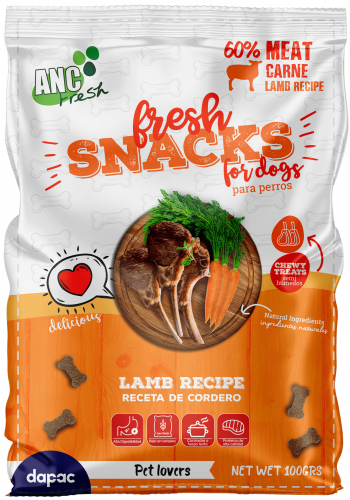 Diseño de producto Snacks para Perros para Fresh Snacks © 2019 Brandesign