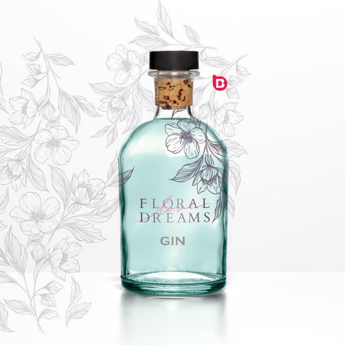 Diseño de etiqueta para botella de producto label