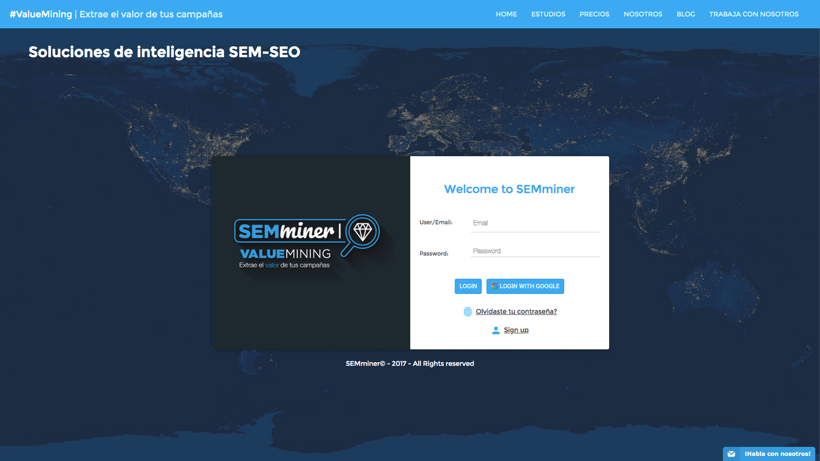 diseño de la pantalla de bienvenida splash screen webapp