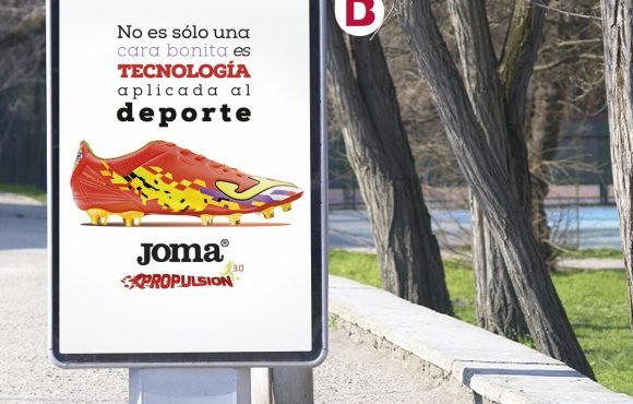 Diseño de las Campañas Exterior y Carteles de Publicidad de Joma