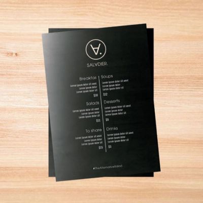Aplicativos de la marca de restaurante manual de identidad