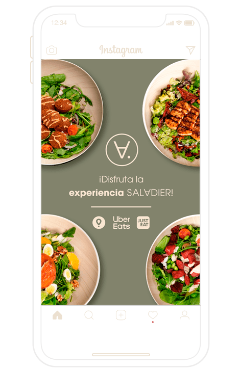 publicaciones de instagram para restaurantes integración food orders delivery