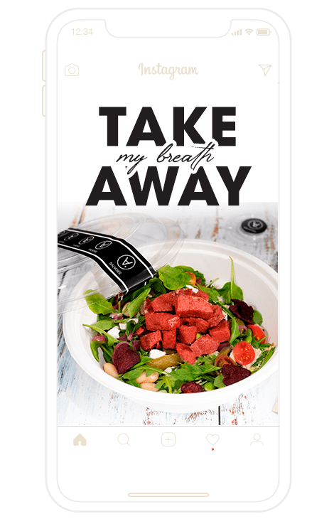 take my breath away con take away packaging y food orders instagram