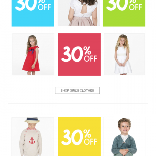 Newsletter email marketing campaign para tiendas online ecommerce