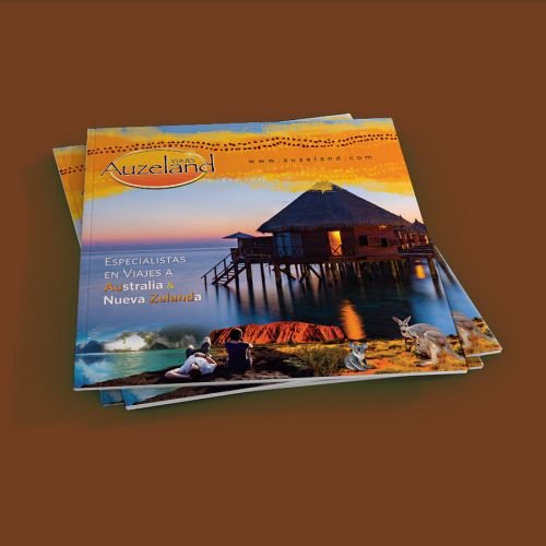 diseño de catalogo para agencias de viajes australia