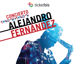 Gif animado del banner publicitario concierto alejandro fernandez