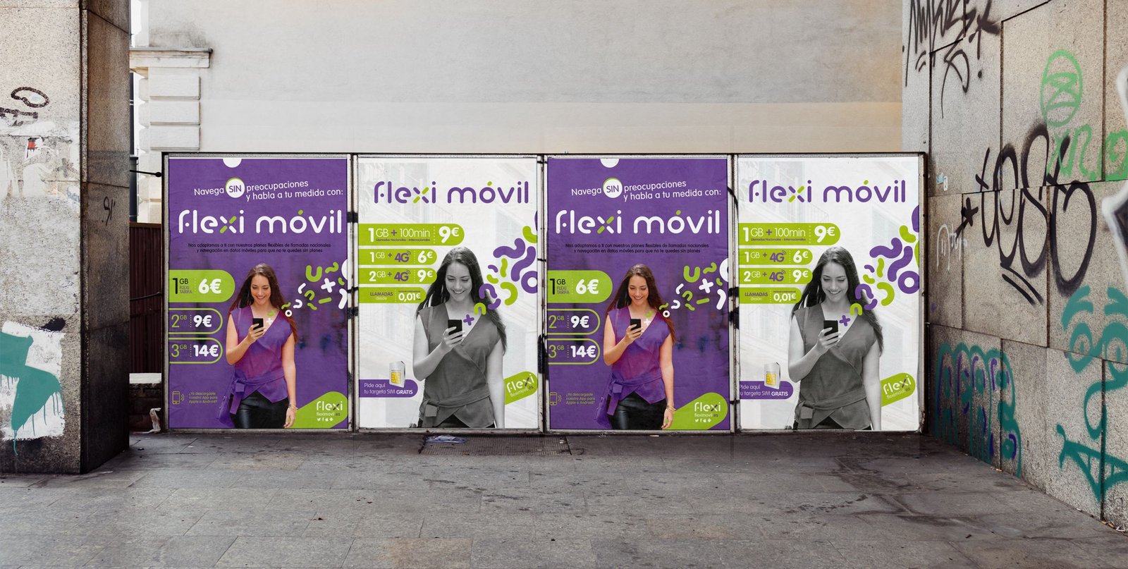 Portafolio experiencia en diseño de carteles offline