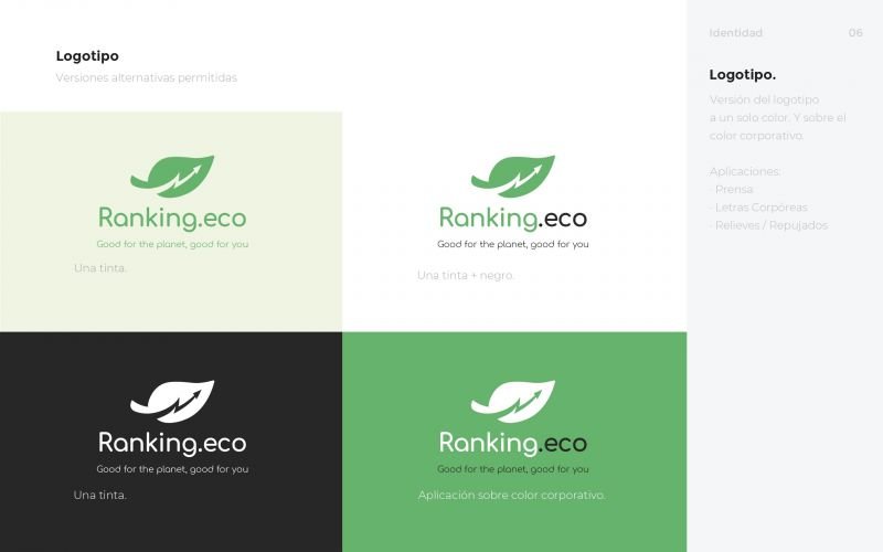 Manual de identidad corporativa para el diseño de logotipo