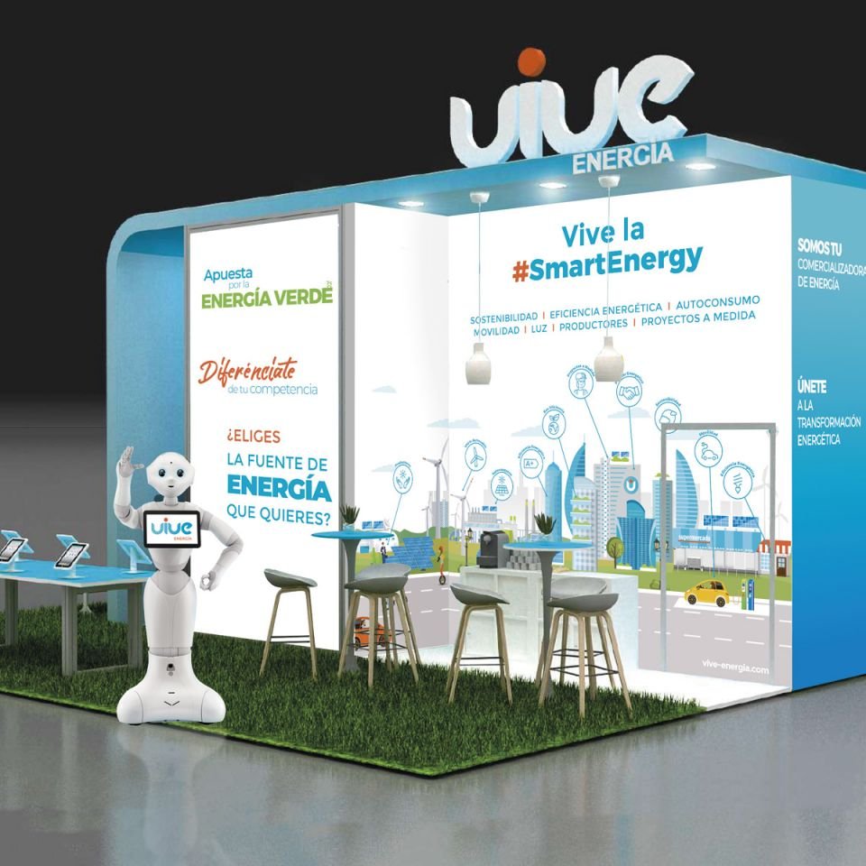 agencia creativa diseño gráfico de stand para feria