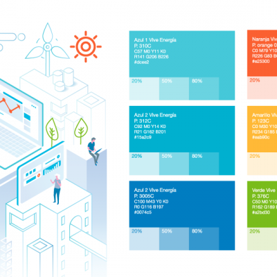 Paleta de colores identidad corporativa
