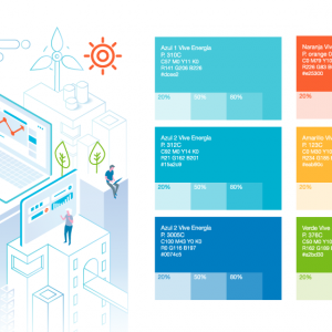 Paleta de colores identidad corporativa