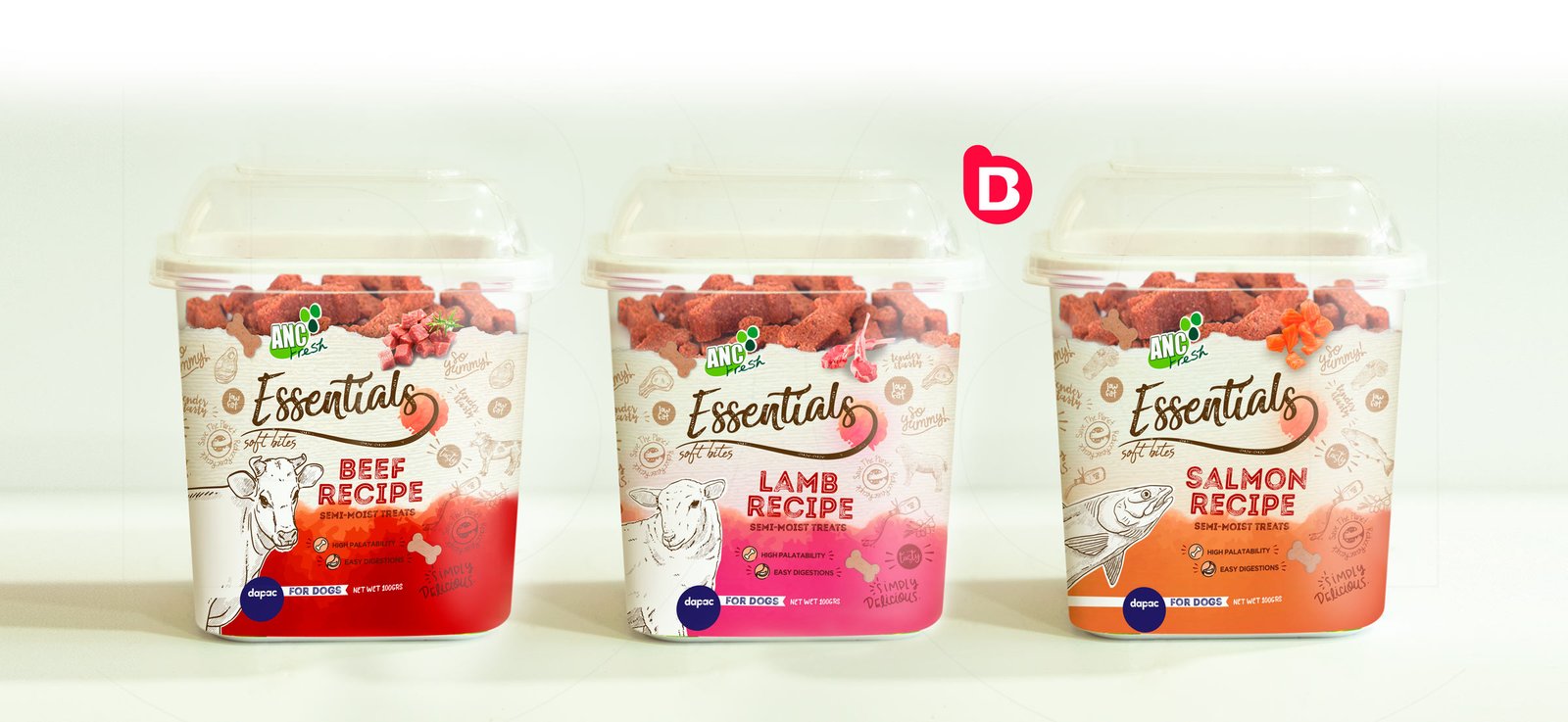 diseño grafico de las etiquetas fresh snacks ilustraciones personalizadas para etiquetas de producto agencia creativa