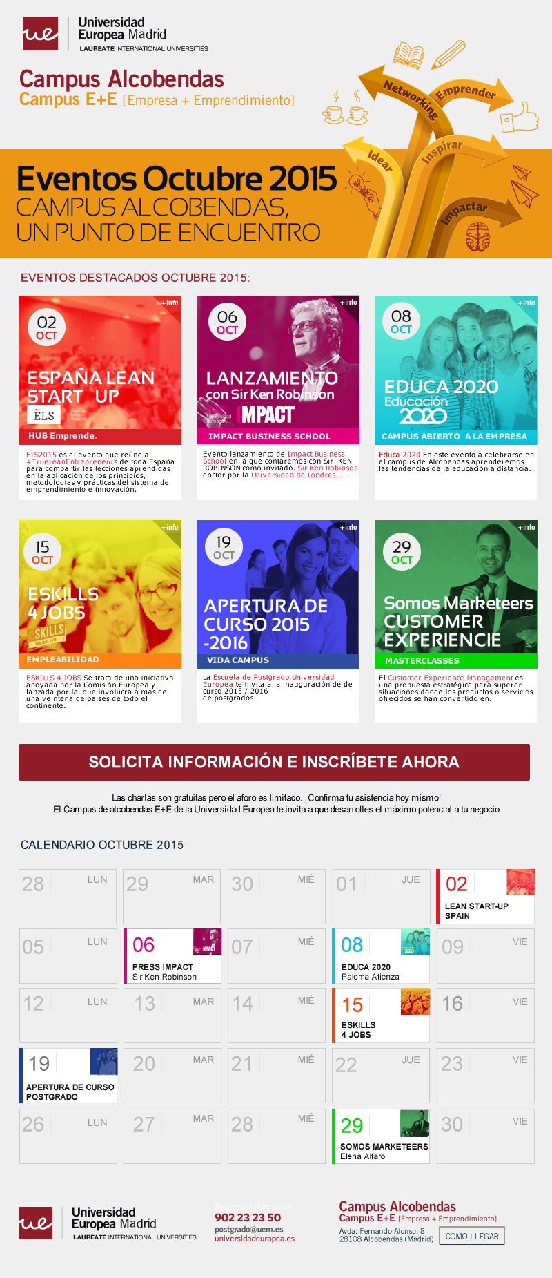 diseño de emailings para eventos
