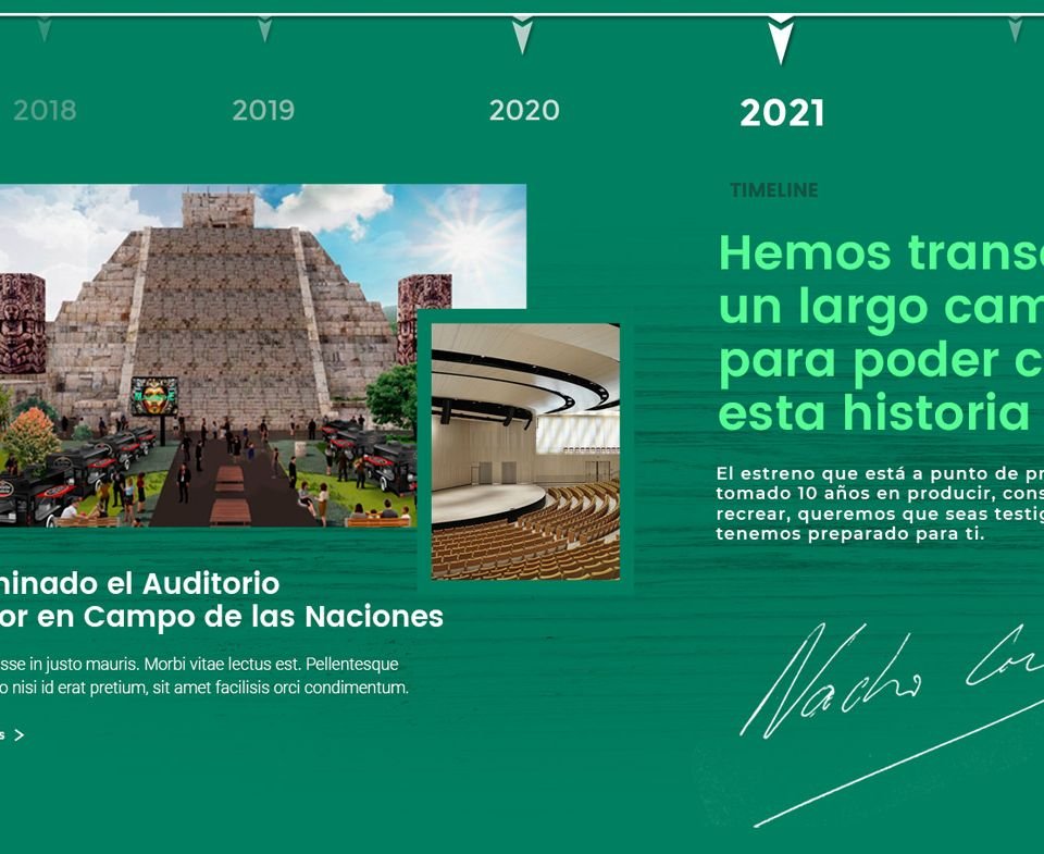 Propuesta alternativa de Diseño web para musical