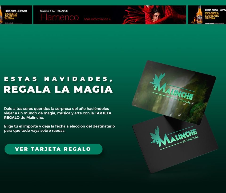 Propuesta alternativa de Diseño web para musical