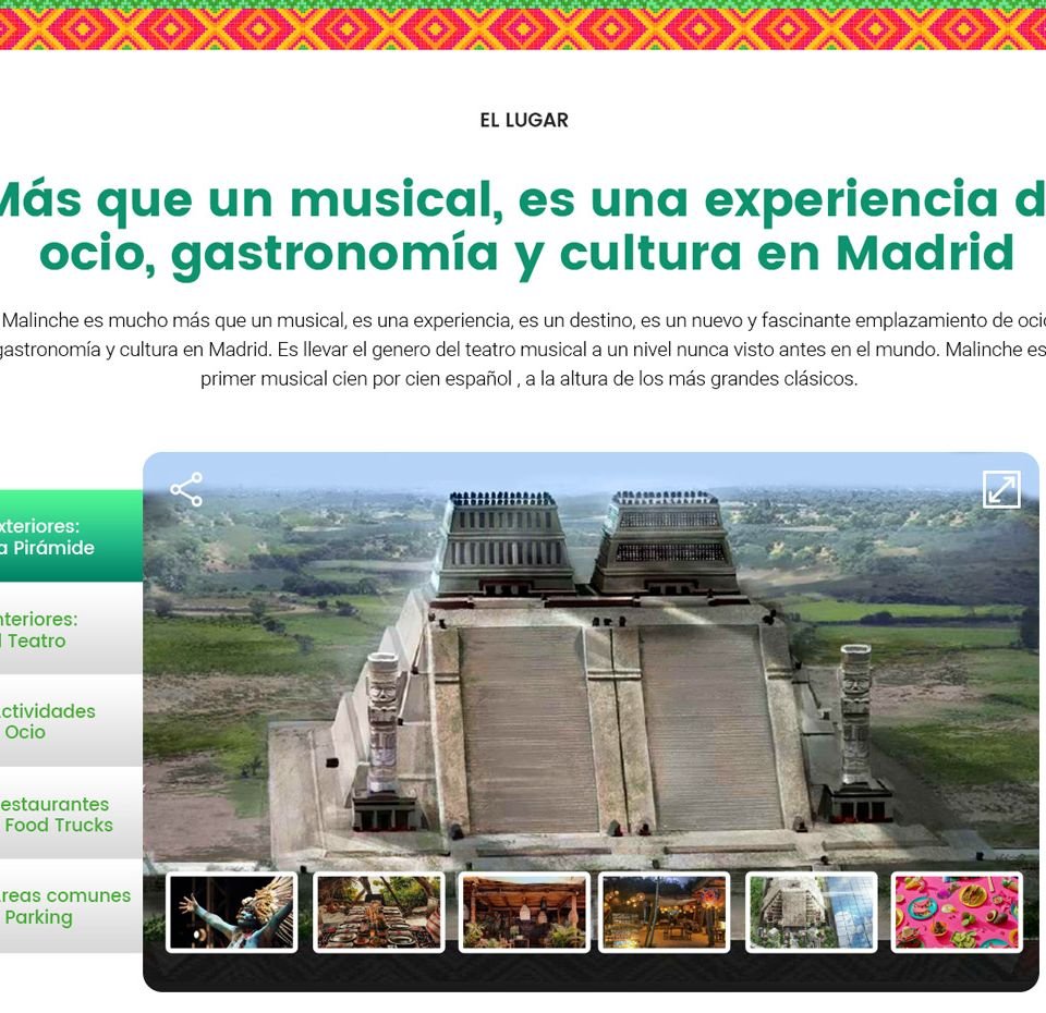 Propuesta alternativa de Diseño web para musical