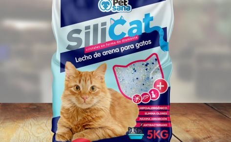 Diseño del empaque de producto del lecho de arena para gatos