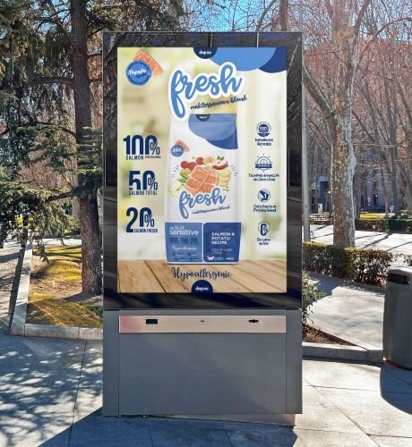 Diseño gráfico de carteles para publicidad exterior