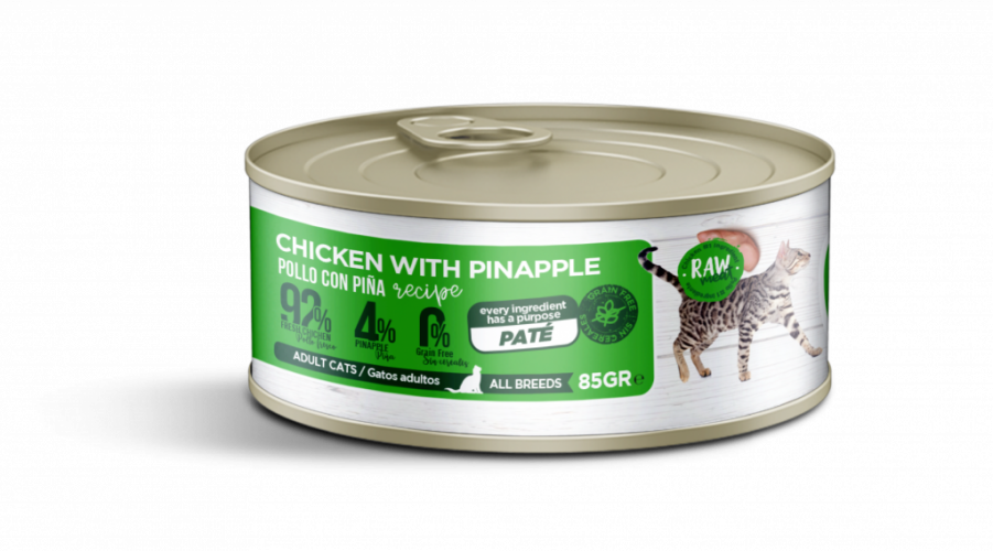 diseño de la etiqueta para las latas de alimentacion húmeda para gatos fresh agencia de diseño de envases y empaques