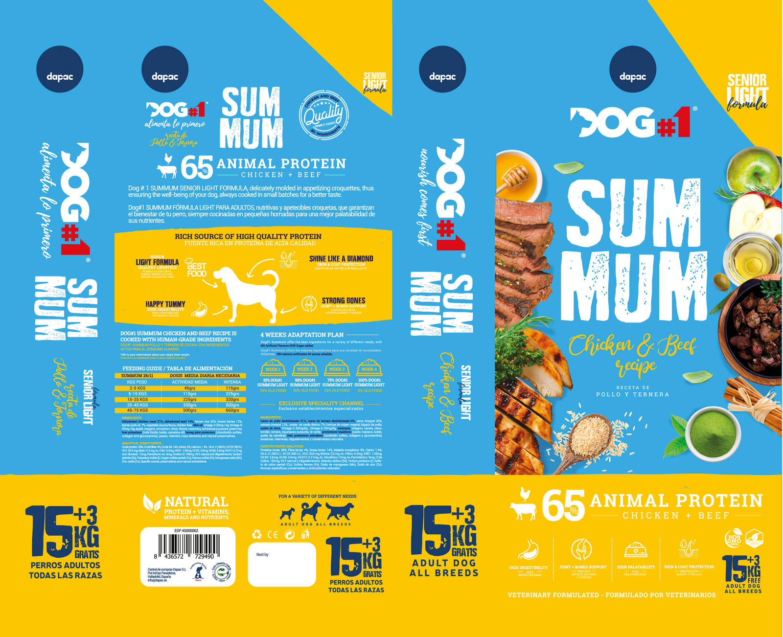 arte final para packaging alimento mascotas