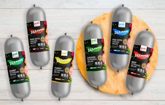 Diseñando las etiquetas de la comida húmeda para mascotas Fresh