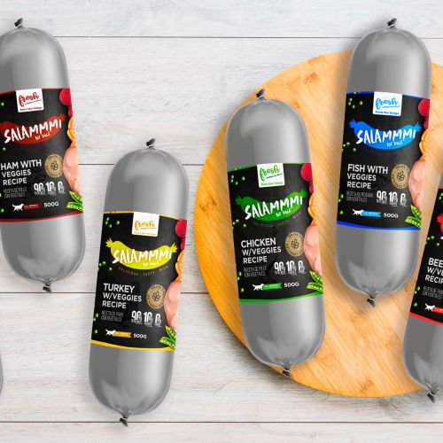 Designing the labels for Fresh wet pet food