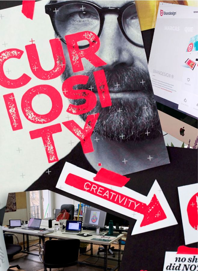 curiosidad y creatividad e ingenio diseñadores gráficos autónomos