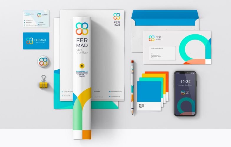 estudio de diseño gráfico de papelería corporativa en madrid