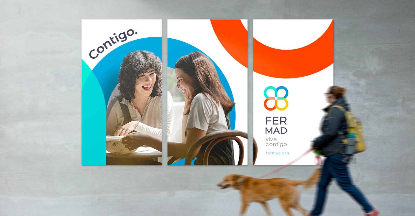 ejemplos de comunicacion gráficas con pautas de diseño en campañas de Branding