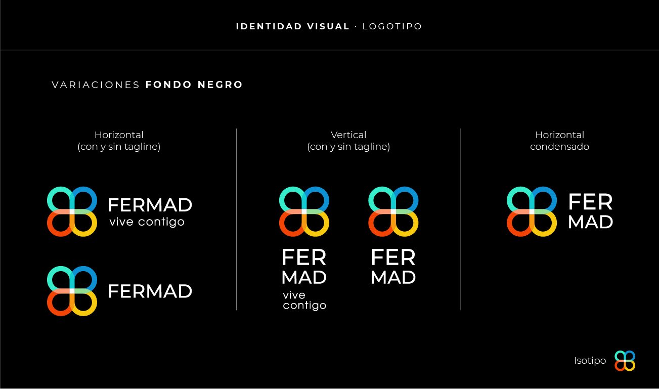 Logotipo diapositivo en colores guias de aplicaciones