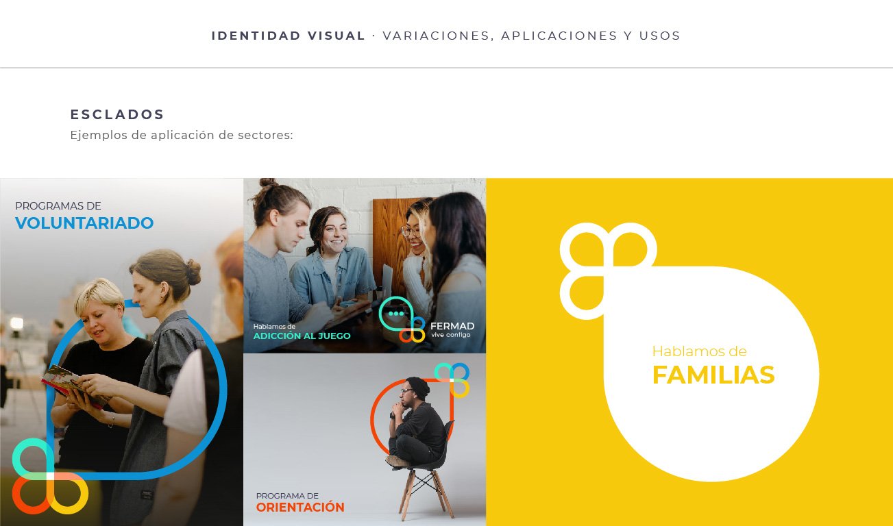 Aplicativos del sistema gráfico sobre la marca
