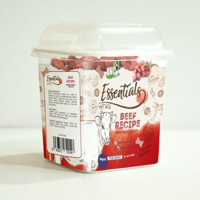 ilustraciones personalizadas de una ternera para producto alimentación mascotas