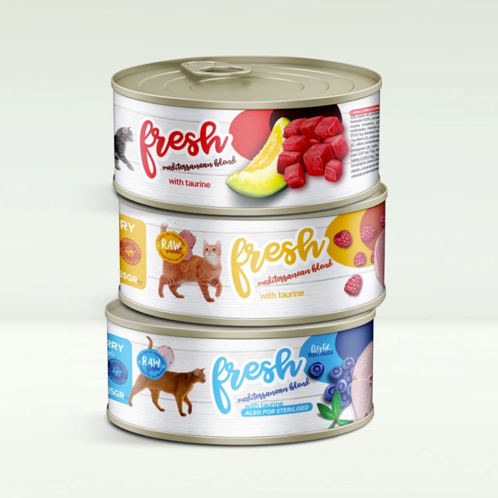 servicios de ilustrador para producto y marca Ilustraciones para las latas de fresh mediterranean