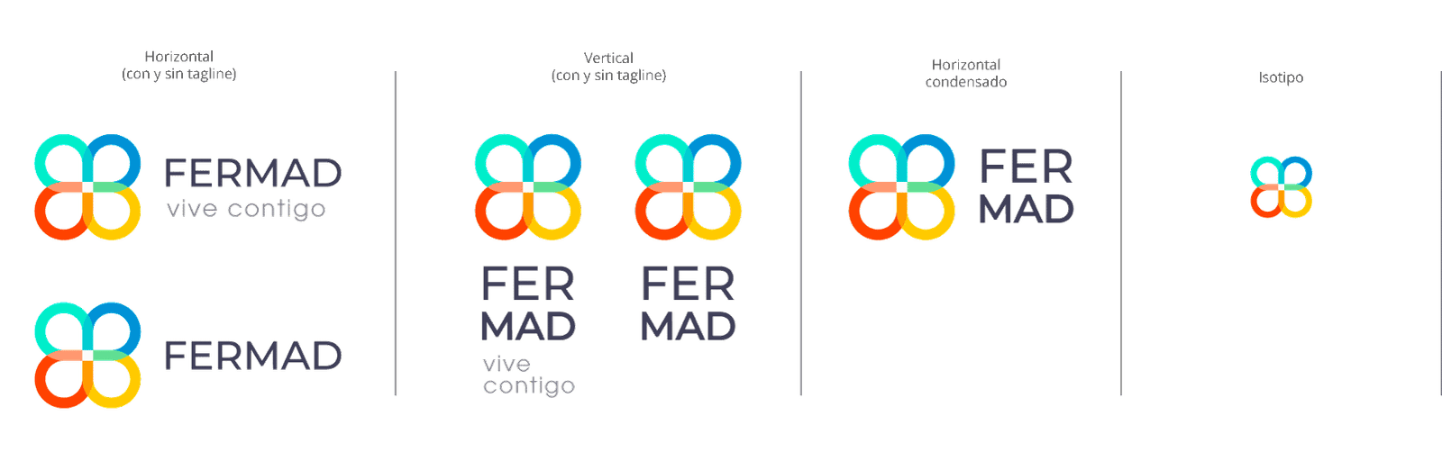 variaciones logo responsive segun escala del imagotipo
