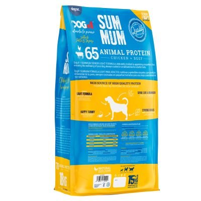 diseño de saco pienso para perros