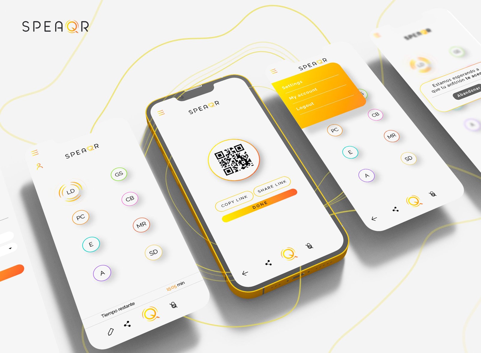 diseño de pantallas para la webapp agencia de diseño ux ui portafolio agencia de diseño UX ui dark y light