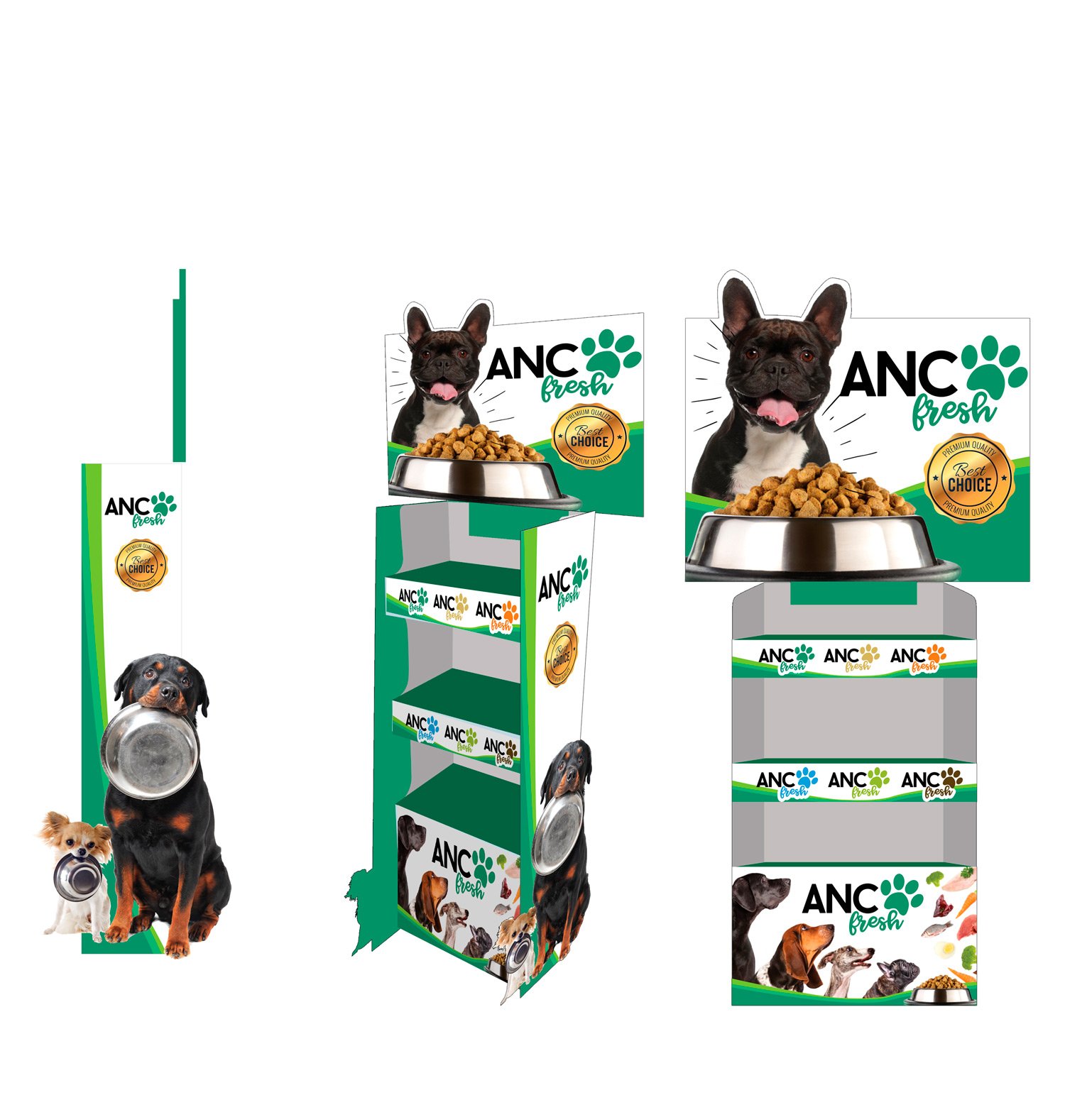 diseño de expositores y exhibidores de productos diseño de un stand o expositor para productos en tiendas de mascotas