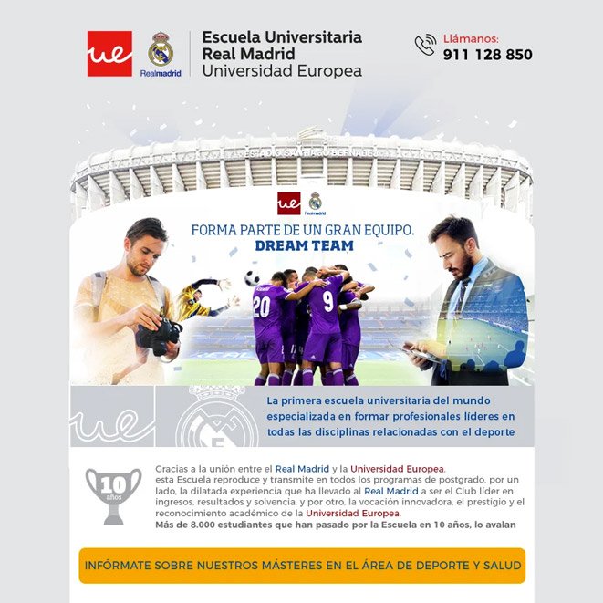 Creatividad gráfica para evento de lanzamiento de producto en Madrid.