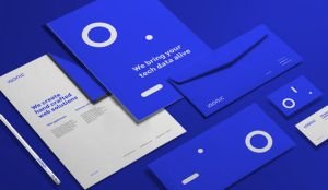 el uso del color azul en el branding