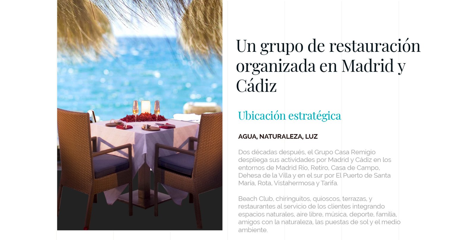 diseño de la pagina web corporativa