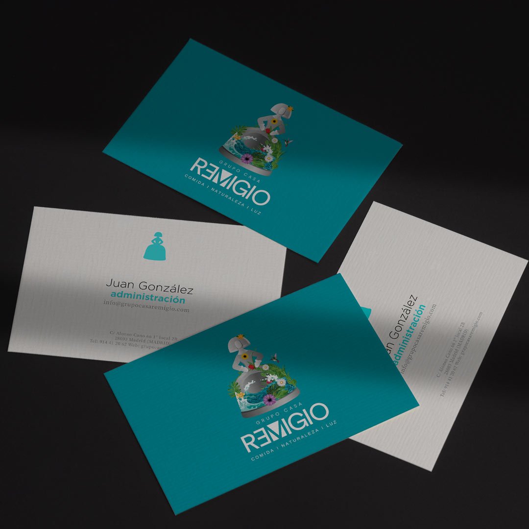 diseño de las tarjetas de visita corporativas
