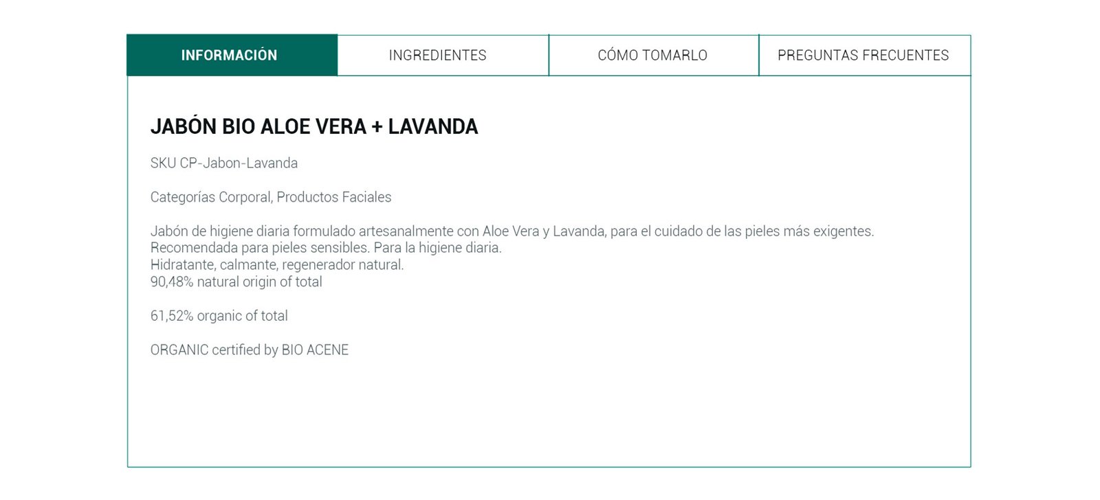 ejemplos de diseño de ficha de producto en el ecommerce de productos cosméticos