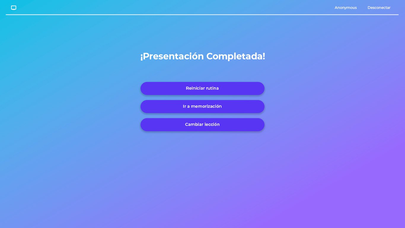 diseño de la iconografia del sistema de parendizaje