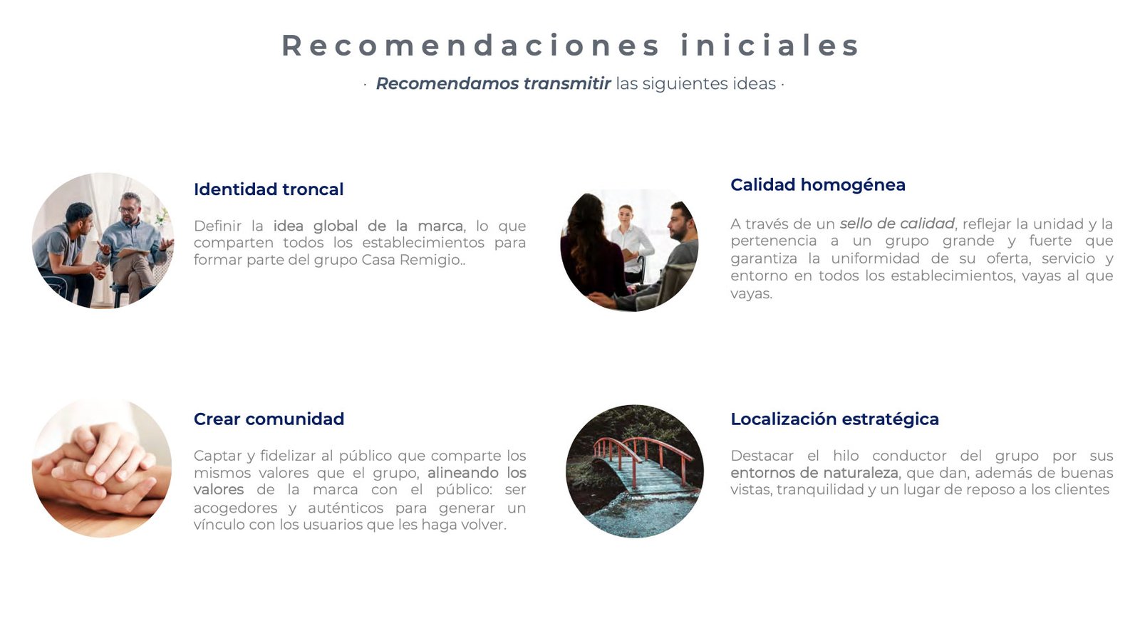 Estrategia de branding para Grupo Casa Remigio: unificación de identidad visual.