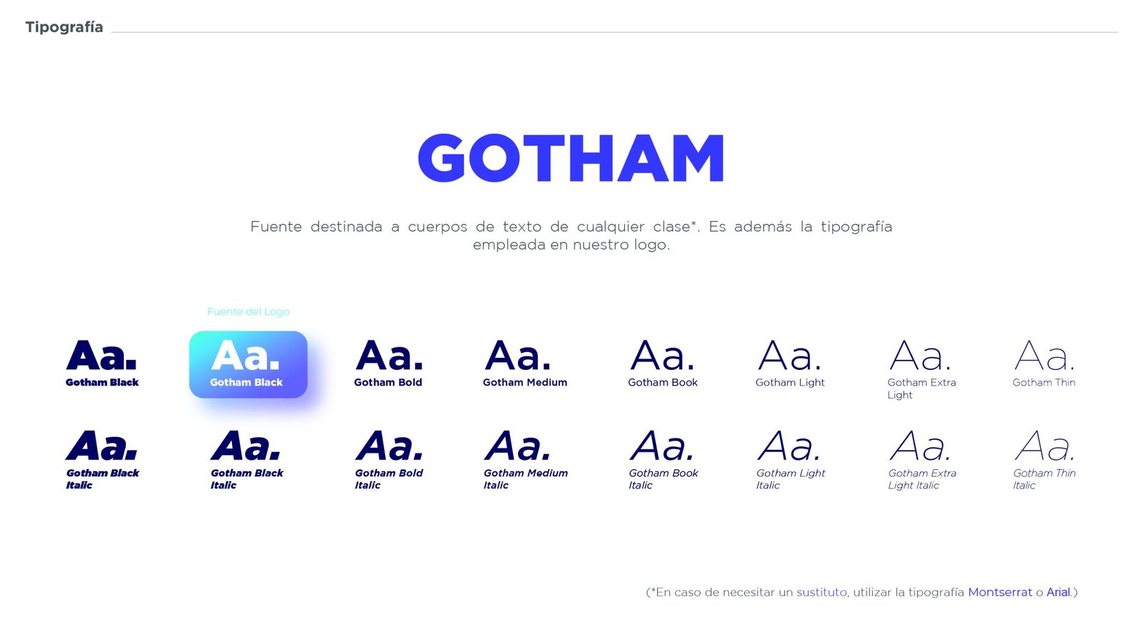 Fuente destinada a cuerpos de texto de cualquier clase*. Es además la tipografía empleada en nuestro logo.